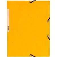 Exacompta Exacompta Eckspannermappe mit 3 Klappen "Premium Manila" DIN A4 gelb – Produktbild 1 von 1