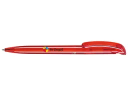 RITTER CARES RITTER CARES Druckkugelschreiber 'Bio Clear' rot – Produktbild 1 von 1