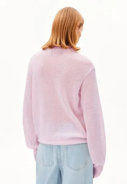ARMEDANGELS ARMEDANGELS MOHAIR BLEND Damen Strickpullover aus Mohair-Mix, Pink mist, – Produktbild 2 von 4