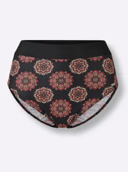 feel good Bikini-Slip schwarz-rot-bedruckt – Produktbild 1 von 1