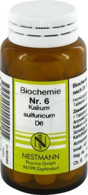 Nestmann Pharma BIOCHEMIE 6 Kalium sulfuricum D 6 Tabletten 100 St Tabletten – Produktbild 1 von 1