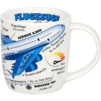 Könitz Könitz Kinder-Tasse "Kid´s Wissen Flugzeuge" 230 ml aus Porzellan – Produktbild 1 von 1
