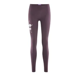 HANDGEDRUCKT HANDGEDRUCKT Leggings aus Biobaumwolle " Hibisken" – Produktbild 1 von 1