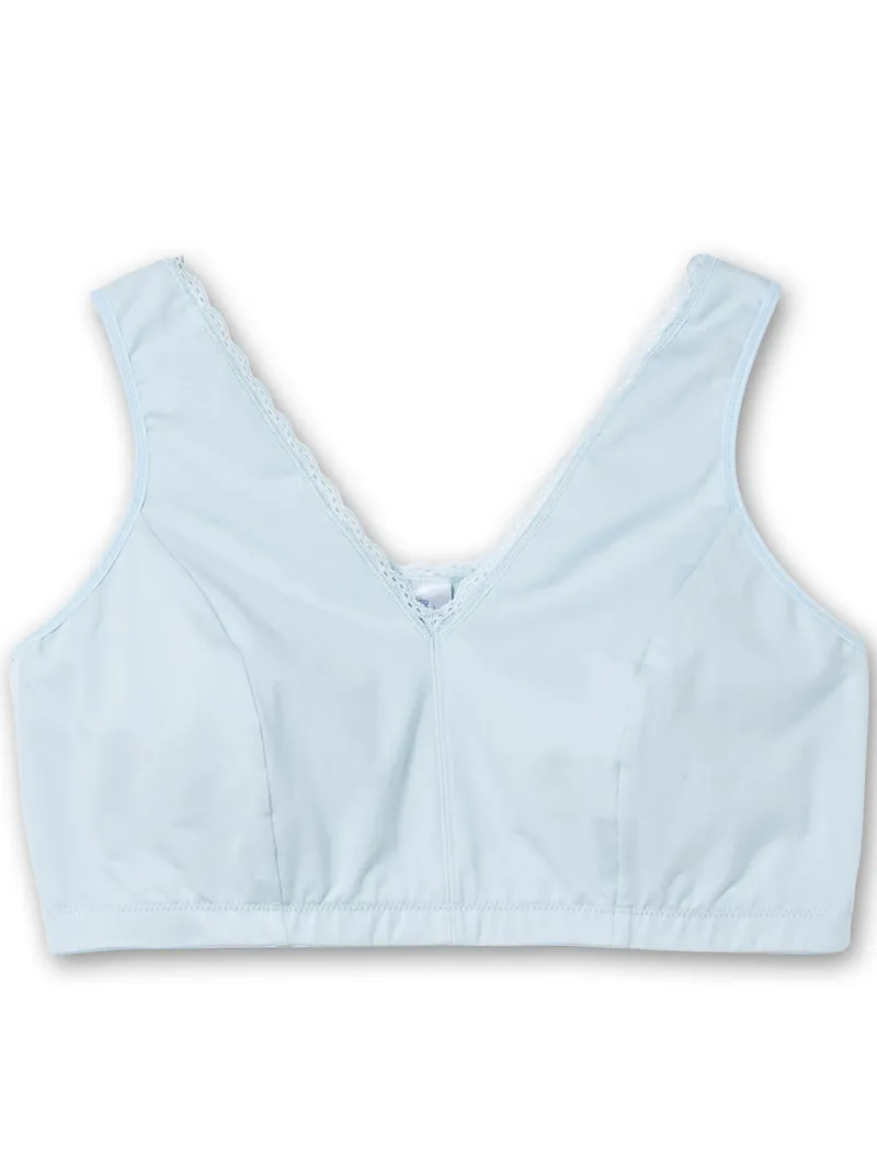 sheego Bügelloser BH marine + hellblau, Marine + hellblau, – Produktbild 2 von 2