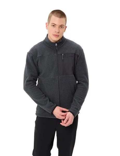 Vaude VAUDE Herren-Fleece-Jacke 'Neyland II' mit Brust- & Seitentaschen, phantom black, Gr. M – Produktbild 4 von 5
