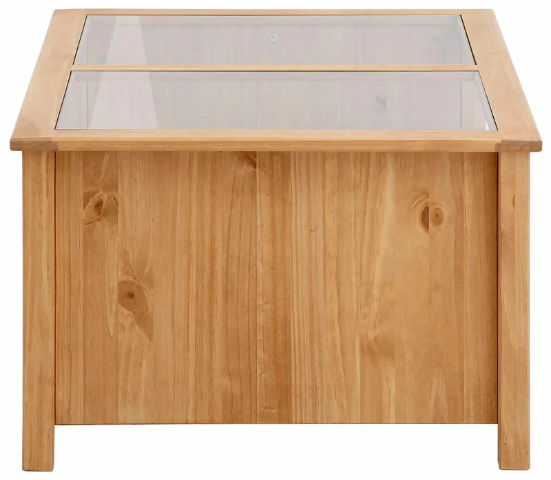 OTTO home Couchtisch Selma, mit schöner Holzstruktur, Beige, – Produktbild 1 von 5