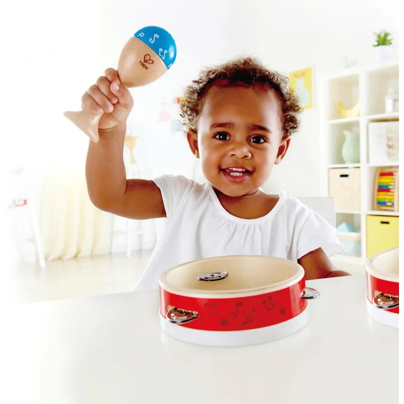 Hape Hape Perkussion-Set Junior, Mehrfarbig, – Produktbild 2 von 3
