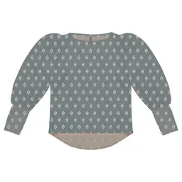 WiDDA berlin WiDDA berlin CAVA Bluse mit Inka-Muster und Puffärmeln ECOVERO® – Produktbild 1 von 1