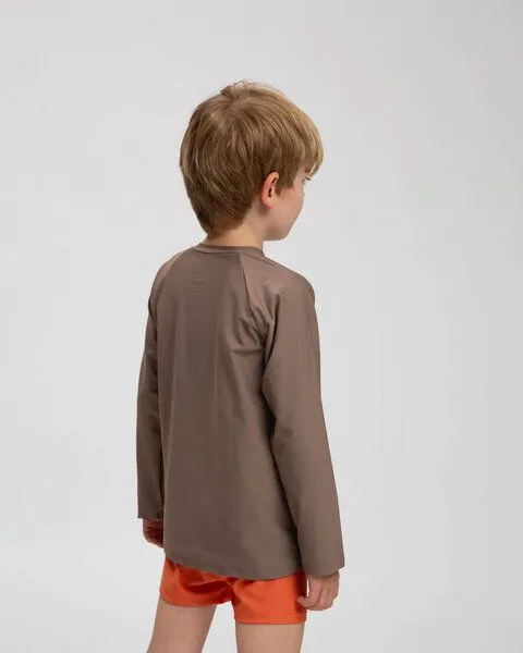 MATONA Matona Schwimmshirt aus Econyl für Kinder / Swim Top, Taupe, – Produktbild 2 von 4
