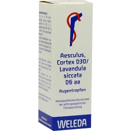 Weleda WELEDA AESCULUS CORTEX D 30/Lavandula D 6 aa Augentropfen 10 ml Augentropfen – Produktbild 1 von 1