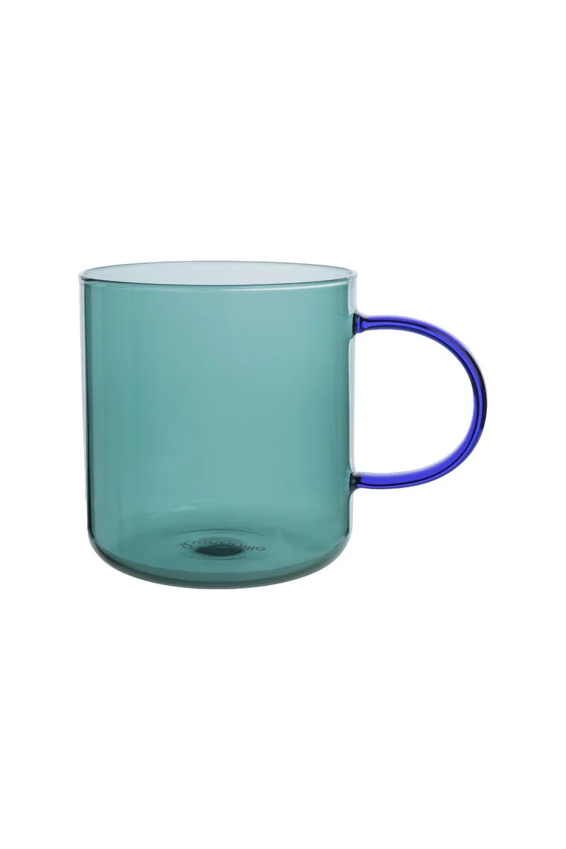 Tranquillo Tranquillo Tasse RAIINBOW – Borosilikatglas, Grün, – Produktbild 1 von 4