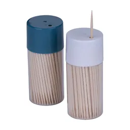Fackelmann Fackelmann Zahnstocher-Dosen Essential, je 150 Stk., 2er-Set, blau – Produktbild 1 von 1