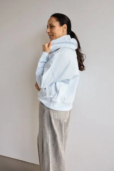 Kultgut Kultgut Biofair- Goodness Hoodie 100% Biobaumwolle / Clara, Hellblau, – Produktbild 4 von 4