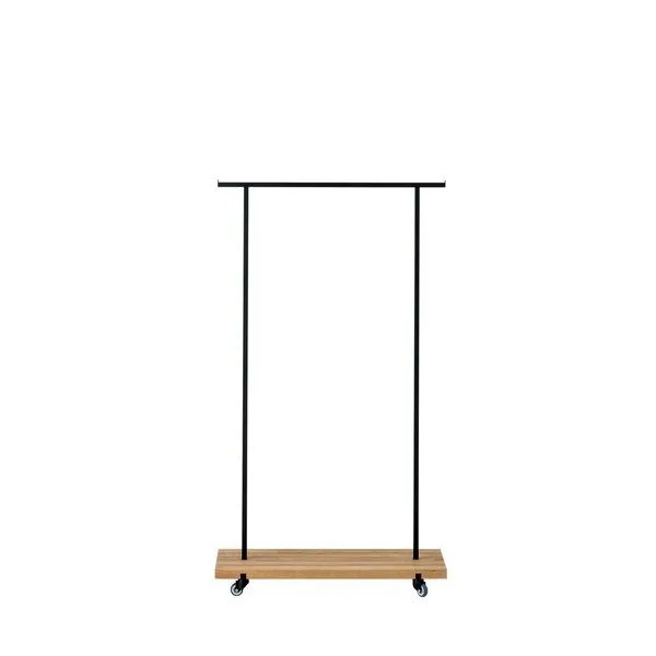 weld weld Kleiderstange Eiche 01, Schwarz, – Produktbild 3 von 4