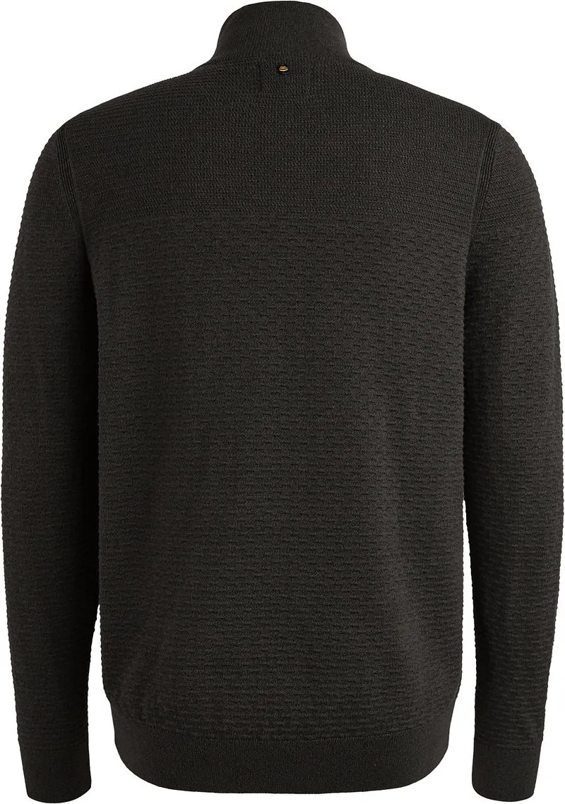 PME Legend PME Legend Half Zip Structure Mouliné Sweater Schwarz - Größe 3XL, Schwarz, – Produktbild 5 von 5