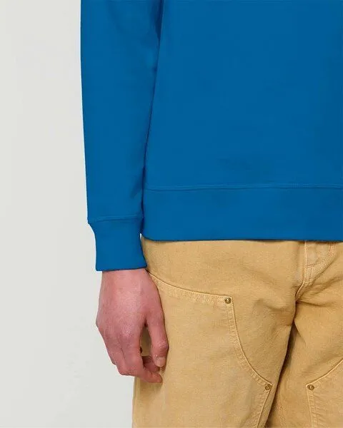 YTWOO YTWOO Unisex Sweatshirt | fairtrade & ökologisch, Blau (royal), – Produktbild 4 von 4