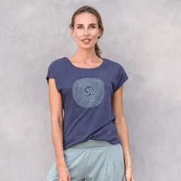 Jaya Jaya OM - Damen - loose cut T-Shirt aus 100% Biobaumwolle – Produktbild 1 von 1