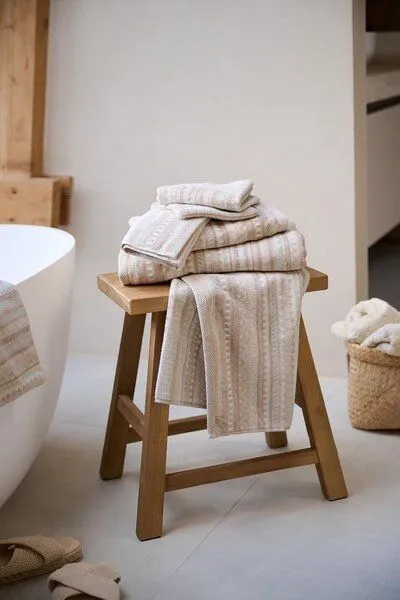 Pip Studio Home Pip Studio Home Handtuch Geometric Print, Sand, – Produktbild 1 von 2
