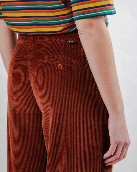 Brava Fabrics Brava Fabrics Cordhose mit Bundfalten, Copper, – Produktbild 4 von 4