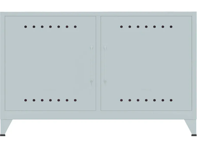 Bisley Bisley Sideboard "Fern" 1 Fachboden, Lichtgrau, – Produktbild 1 von 1