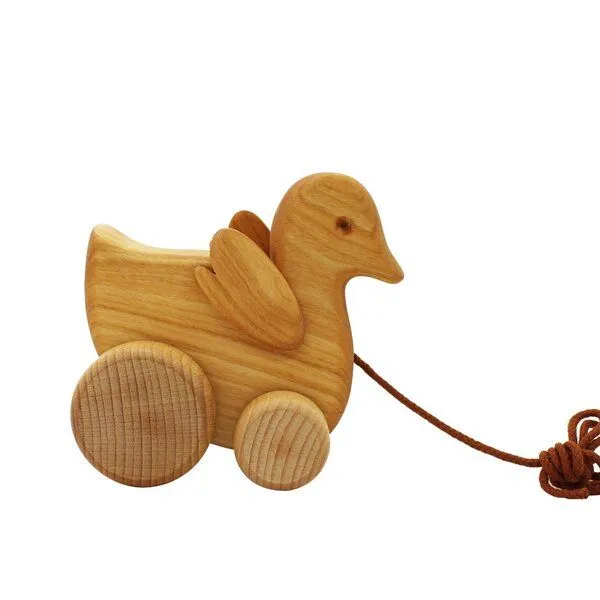 Mitienda Shop Mitienda Shop Ziehtier Küken aus Massivholz – Produktbild 2 von 3