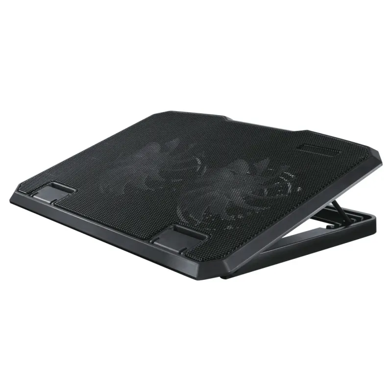 Hama Hama "Laptop-Kühler ""Black Metal"", neigbar, leise, 2 Lüfter, 40 cm (15,6""), Schw. (00126806)" – Produktbild 4 von 6
