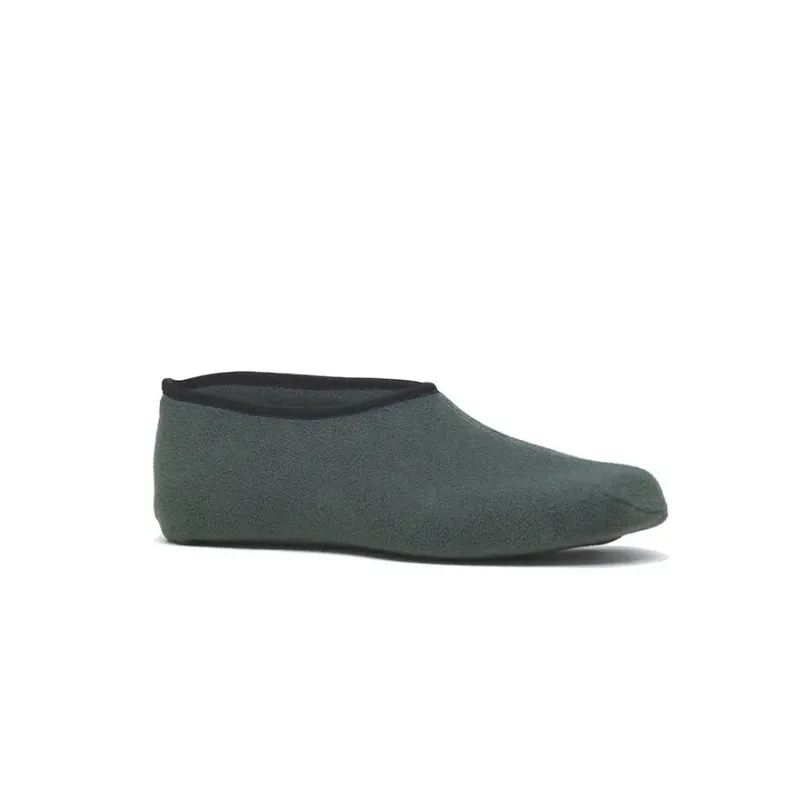 Rouchette Fleece-Hausschuhe Rouchette, Vert, – Produktbild 1 von 1