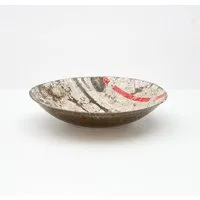 Moogoo Creative Africa Moogoo Creative Africa Schale aus recycelten Ölfässern ca. 38 cm / Post-Oil Industrial Upcycling, Weiss, – Produktbild 1 von 1