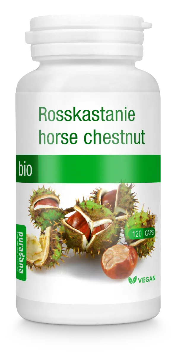 Purasana Purasana BIO Rosskastanie 120 Kapseln – Produktbild 1 von 1