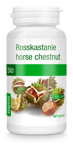 Purasana Purasana BIO Rosskastanie 120 Kapseln – Produktbild 1 von 1