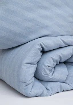 MELA MELA unisex vegan Bettwäsche Himanshu Blau Fischgrat – Produktbild 1 von 1
