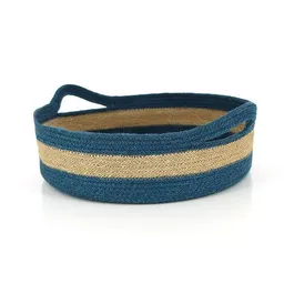 Mitienda Shop Mitienda Shop Brotkorb aus Jute Indigo rund – Produktbild 1 von 1