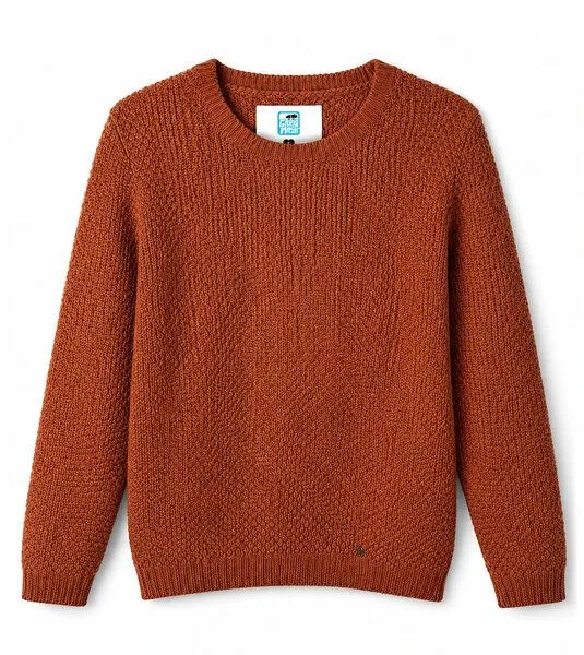 Gary Mash GARY MASH Pullover Lamona aus Biobaumwolle, Braun, – Produktbild 4 von 4