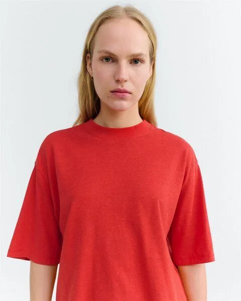 thinking mu thinking mu Hanf T-Shirt Modell: Lena, Cavel red (rot), – Produktbild 1 von 3