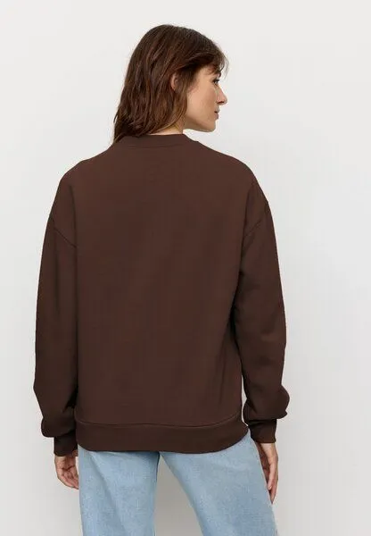 recolution Damen Sweatshirt aus Bio-Baumwolle - NERINE - recolution, Chocolate (braun), – Produktbild 4 von 4