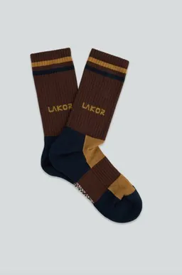 LAKOR LAKOR Æxplorer Socks (braun) | (orange) – Produktbild 1 von 1