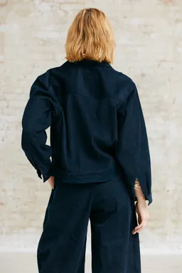 Jyoti - Fair Works Jyoti - Fair Works Damen vegan Jacke Khajani Nachtblau – Produktbild 1 von 1
