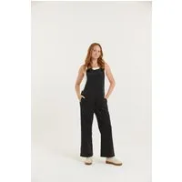 Flax and Loom Tencel Latzhose Modell: Mary-Lou, Schwarz, – Produktbild 1 von 1