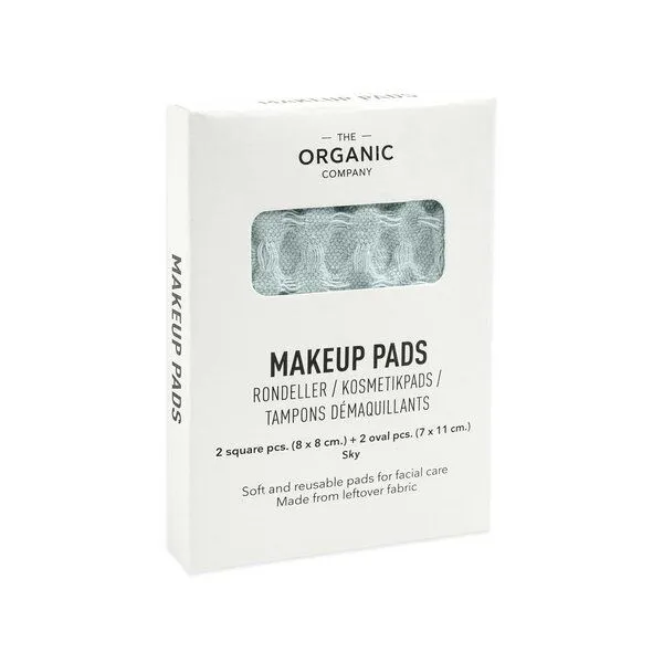 The Organic Company The Organic Company 4er Set Make-up Pads aus Bio-Baumwolle, Sky, – Produktbild 2 von 2