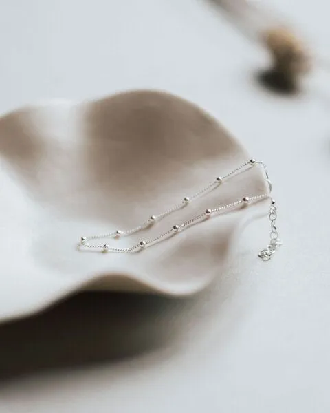 lille mus lille mus Armband 'Kugeln' 925 Silber, Silber, – Produktbild 1 von 3