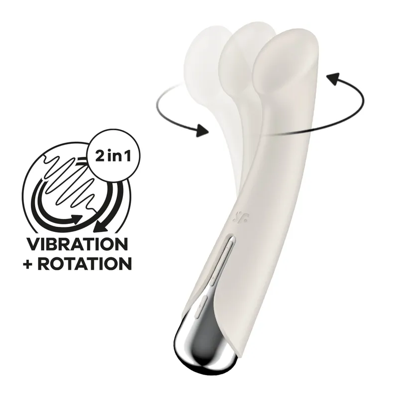 Satisfyer Satisfyer Spinning G-Spot 1, 16,5 cm, Beige, – Produktbild 1 von 1
