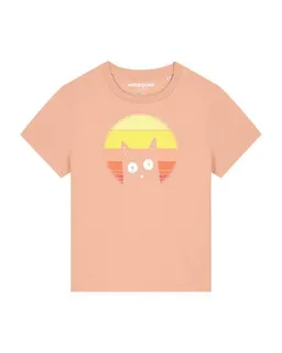 watapparel watapparel T-Shirt Frauen Sunset Cat – Produktbild 1 von 1