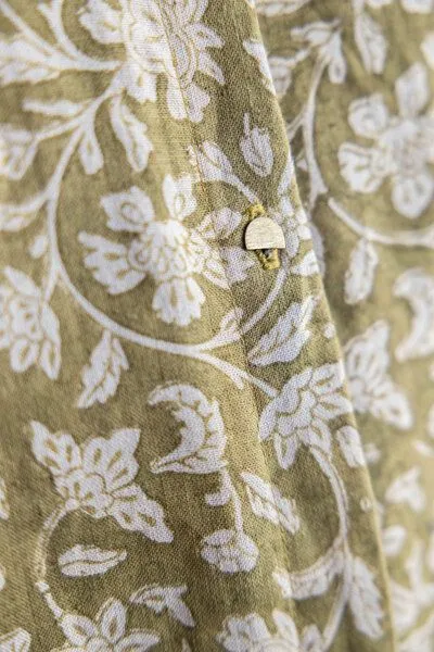 Jyoti - Fair Works Jyoti - Fair Works Hanf/ Tencel Top Chatania, Blockprint, – Produktbild 4 von 4