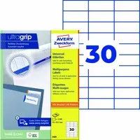 Avery Zweckform Avery Zweckform Universaletiketten '3489' 70 x 29,7 mm – Produktbild 3 von 3