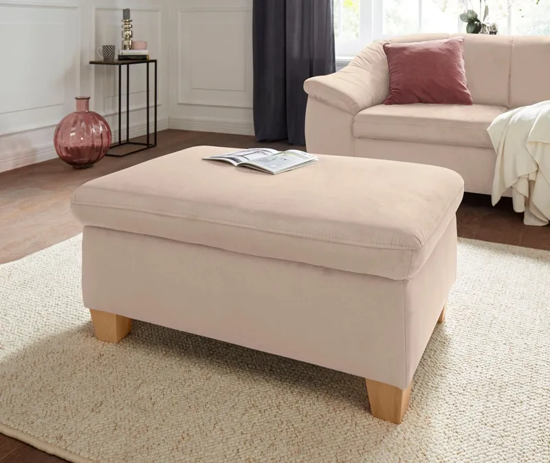 sit&more Hocker Santo, Beige, – Produktbild 1 von 5