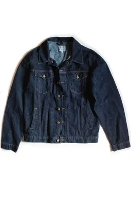 Will's Vegan Store Will's Vegan Store Herren vegan Herren Classic Denim Jacke Dunkelblau – Produktbild 1 von 1