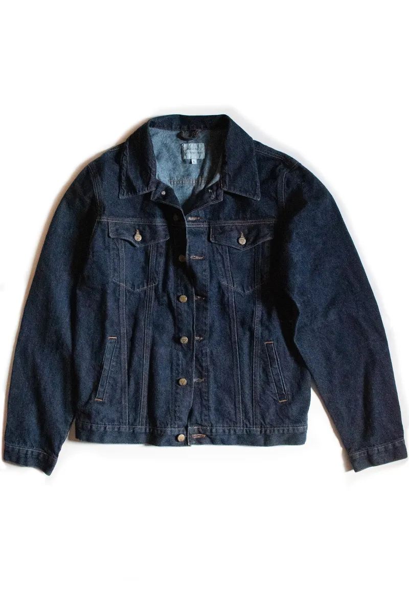 Will's Vegan Store Will's Vegan Store Herren vegan Herren Classic Denim Jacke Dunkelblau, Dunkelblau, – Produktbild 1 von 2