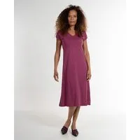 Alma Lovis Alma & Lovis Apartes Kleid aus leichter Bio-Baumwolle / EcoVero | Flame Dress, Klee (violett/lila), – Produktbild 1 von 1
