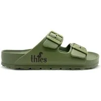 thies Vegane Ecofoam Sandale von thies ® aus recyceltem EVA, Kaki, – Produktbild 1 von 1