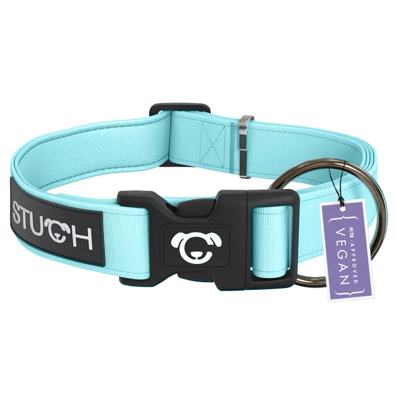 STUCH STUCH Hundehalsband gepolstert u. verstellbar türkis S, Türkis, – Produktbild 1 von 2